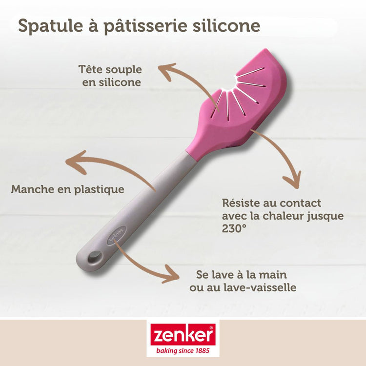 Set de 2 spatules pâtisserie en silicone Zenker Smart Pastry