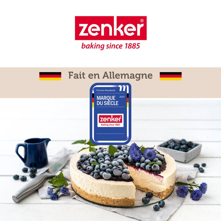 Ensemble de 2 Moules à manqué à charnière fond en verre 26 cm Zenker Energy