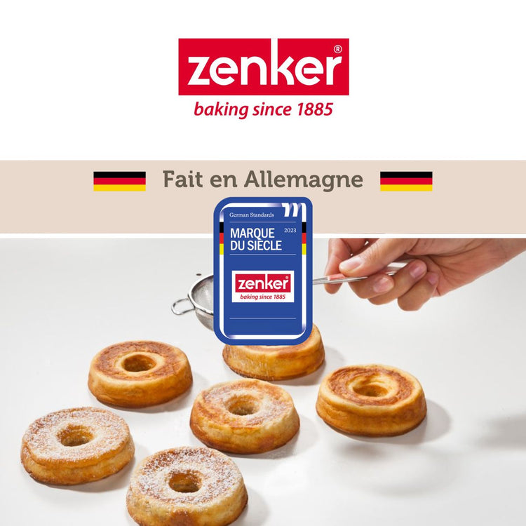 Ensemble de 2 Moules pour 16 beignets au four 33 cm Zenker Black Metallic