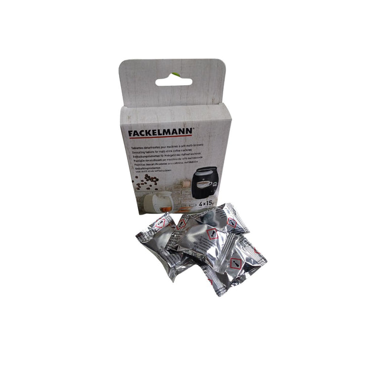 Ensemble de 6 Tablettes détartrantes pour machines à café multi-boissons Fackelmann Petit-déjeuner