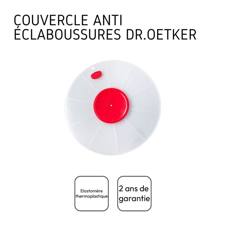 Ensemble de 2 Couvercles anti éclaboussures 30 cm Dr.Oetker