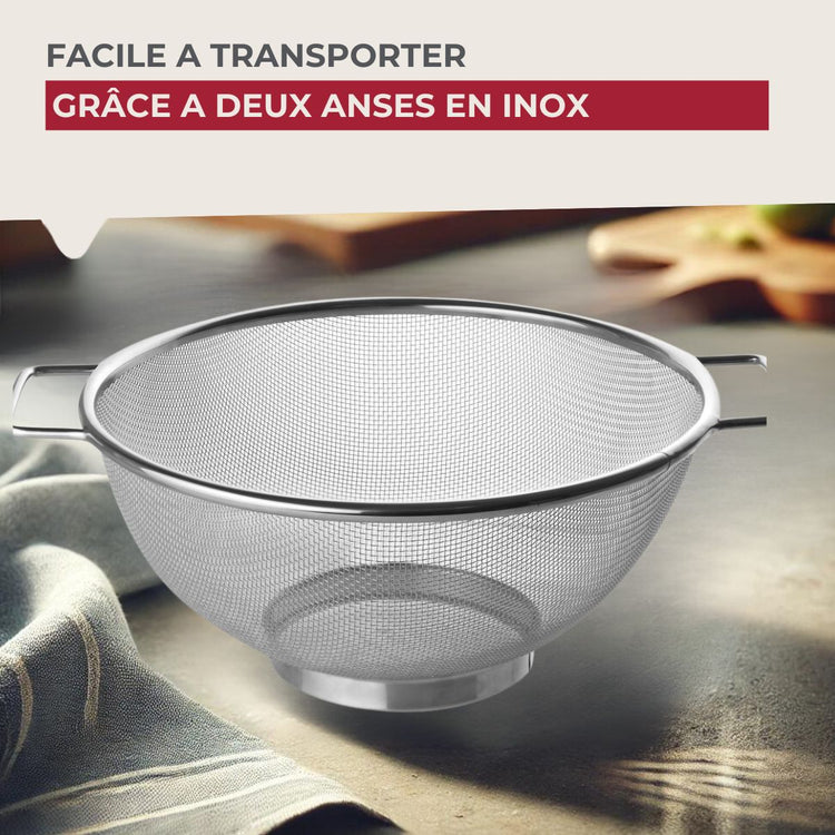 Set de 2 ustensiles de cuisine passoire Fackelmann Basic