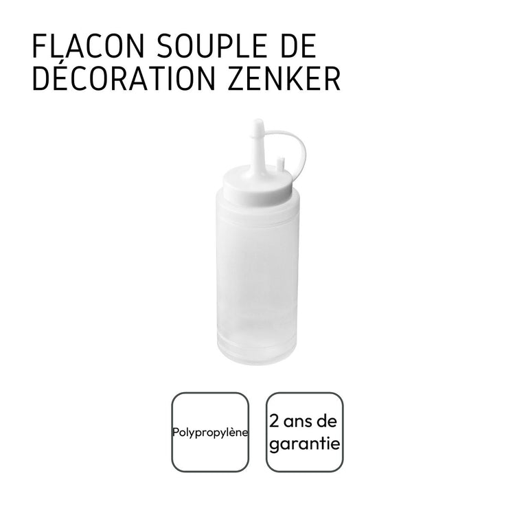 Ensemble de 2 Flacons souple de décoration Zenker