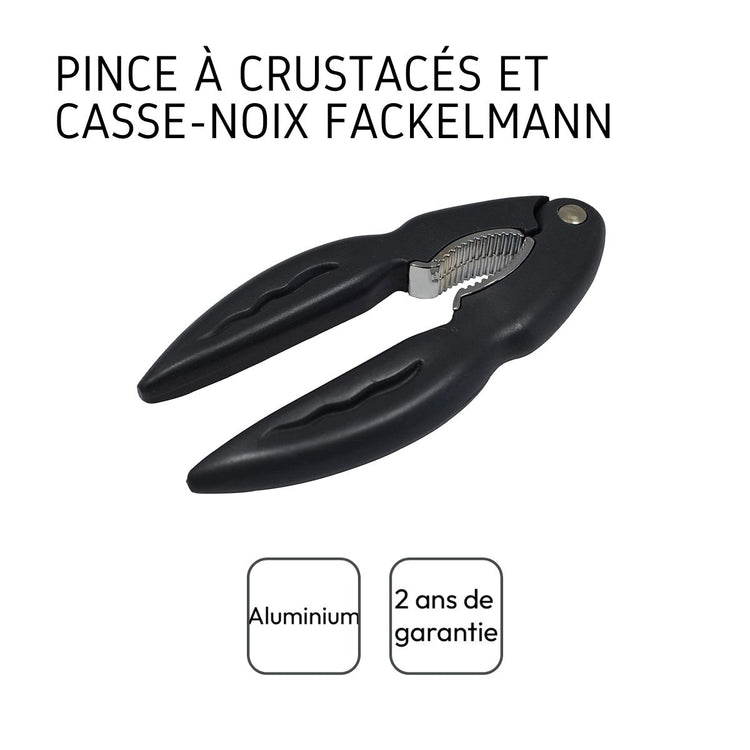 Ensemble de 2 Pinces à crustacés 13,5 cm Fackelmann