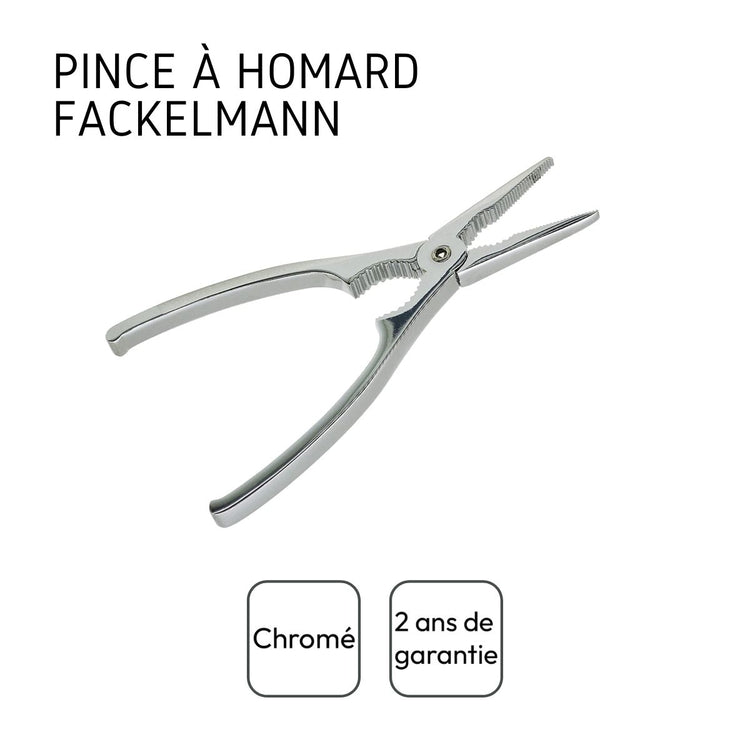 Ensemble de 2 Pinces à crustacés et à Homard 17 cm Fackelmann