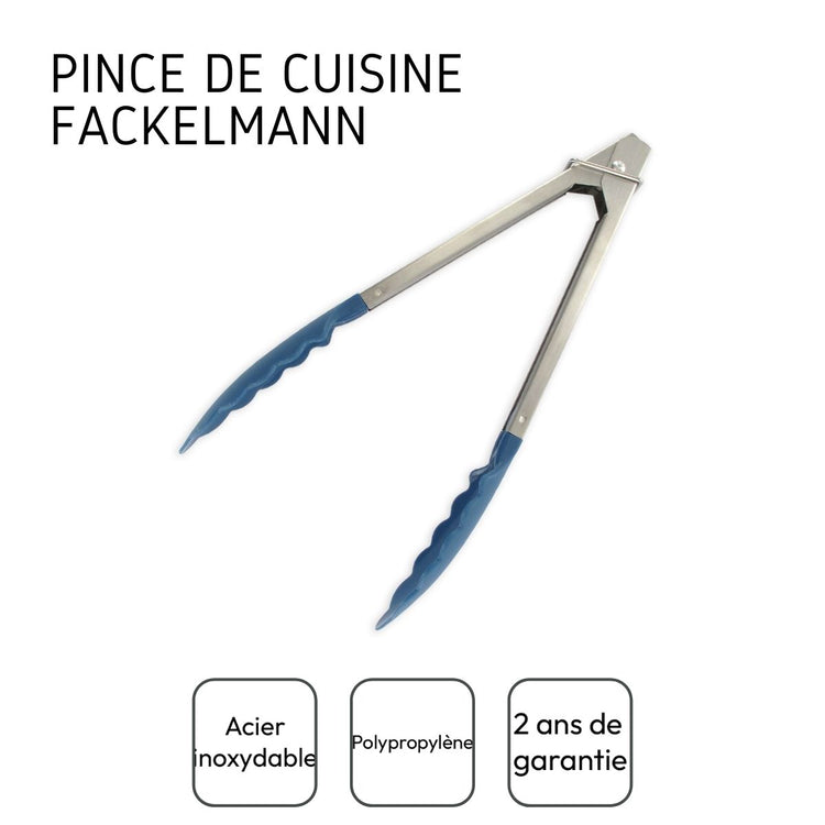 Ensemble de 2 Pinces de cuisine avec verrouillage 23,5 cm Fackelmann Elemental