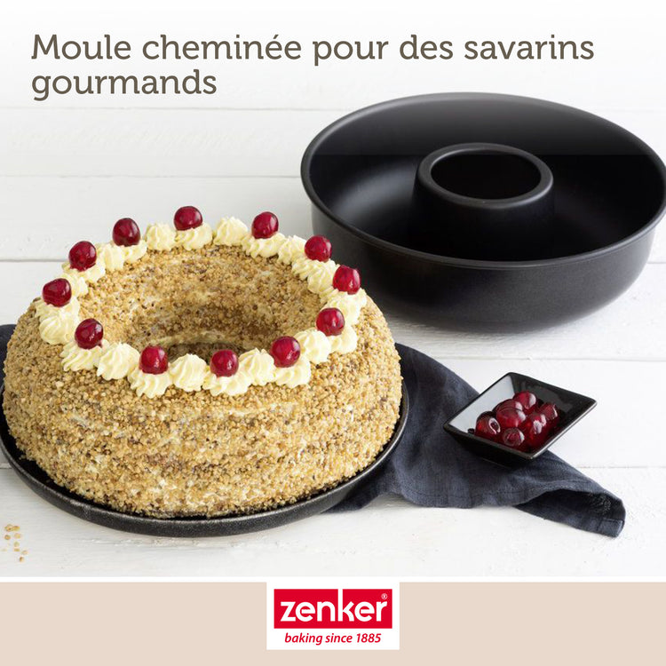 Ensemble de 2 Moules à savarin 28 cm Zenker Black Metallic