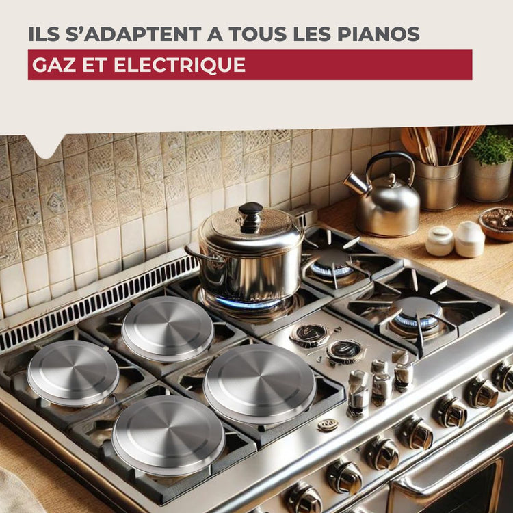 Set de deux caches pour plaques de cuisson Fackelmann