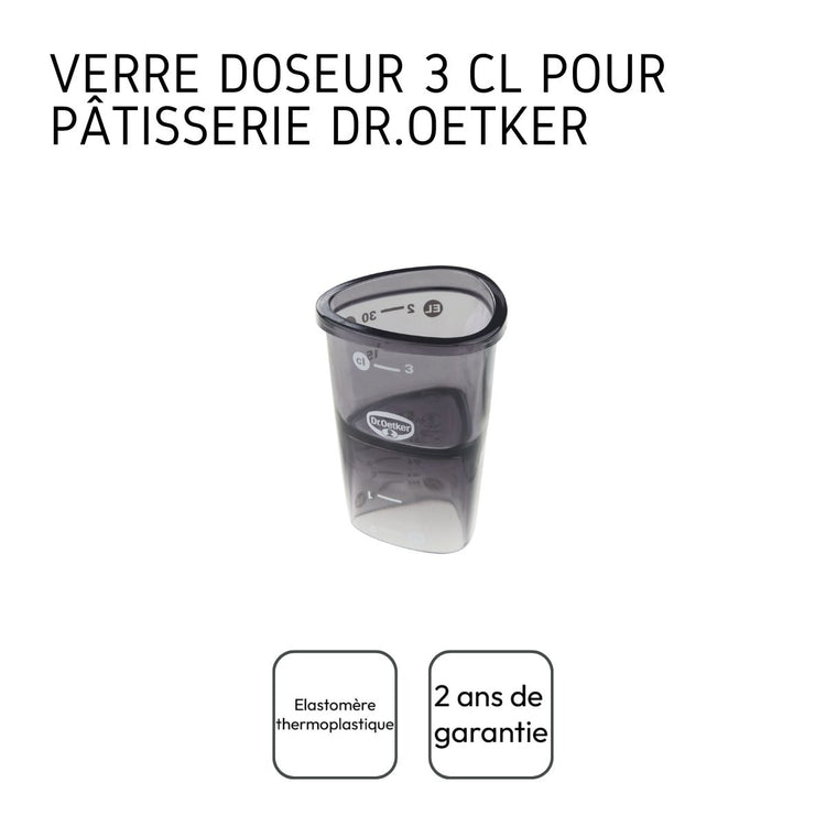 Verre doseur 4 cl Dr Oetker