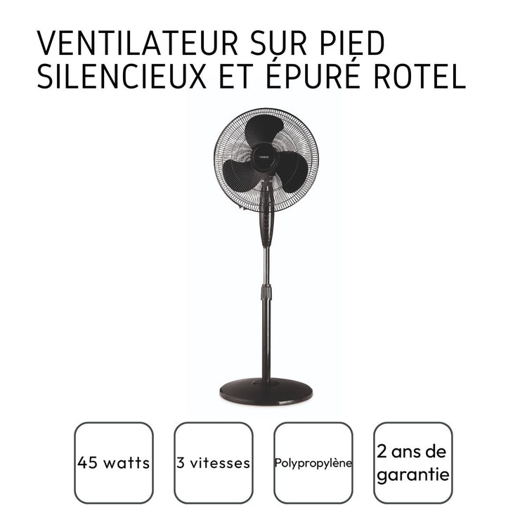 Ventilateur sur pied oscillant Rotel