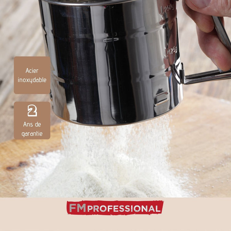 Tamis de farine en inox FM Professional