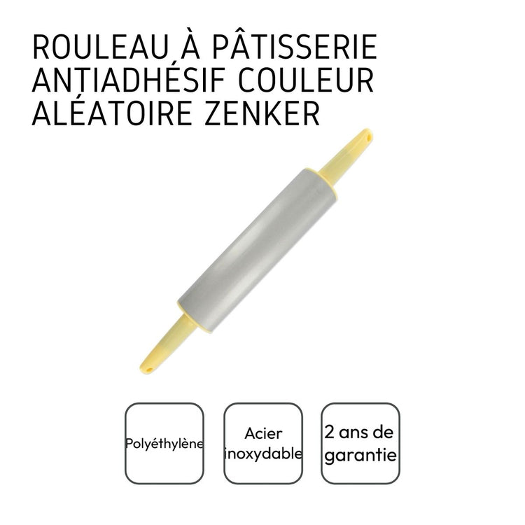 Rouleau de pâtisserie en métal antiadhésif Zenker