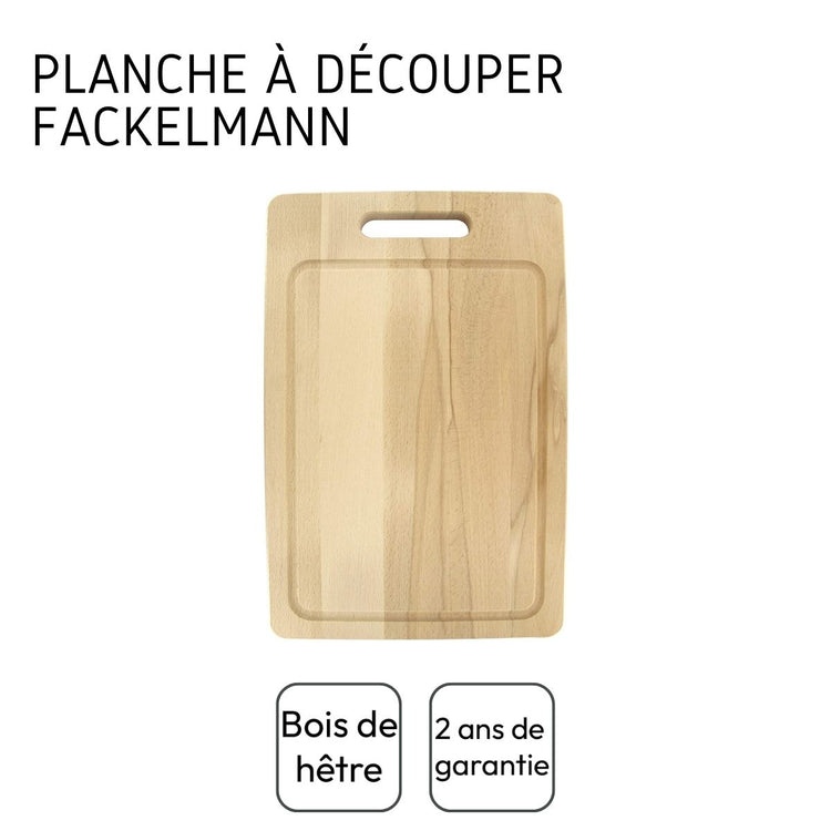 Planche à découper rectangulaire en bois Fackelmann Wood Edition 44 x 30 cm