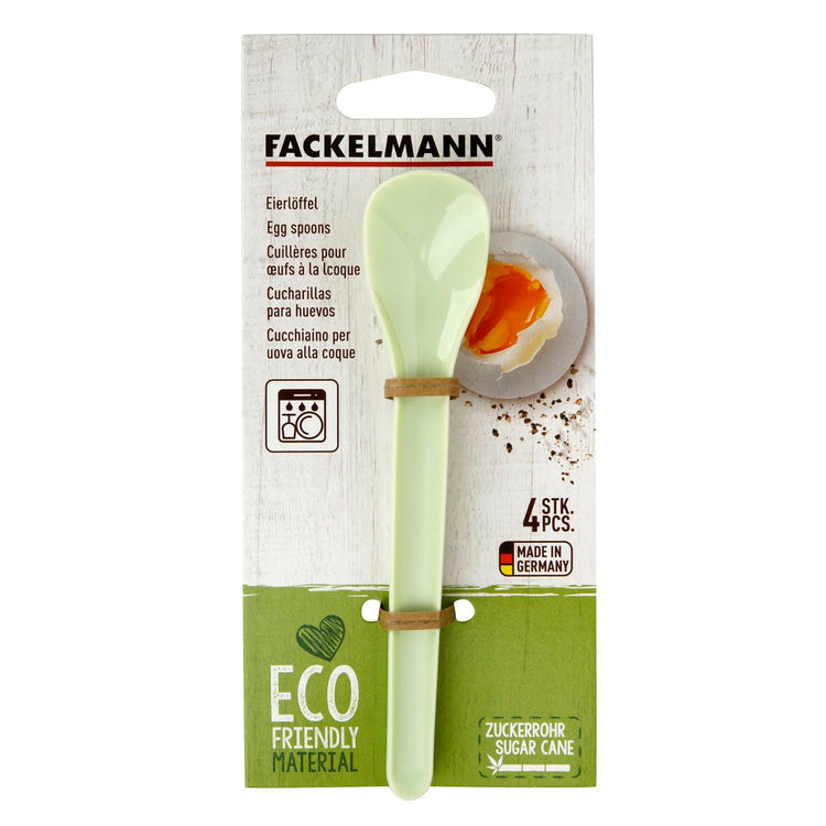 Lot de 4 cuillères à œuf Fackelmann Eco Friendly