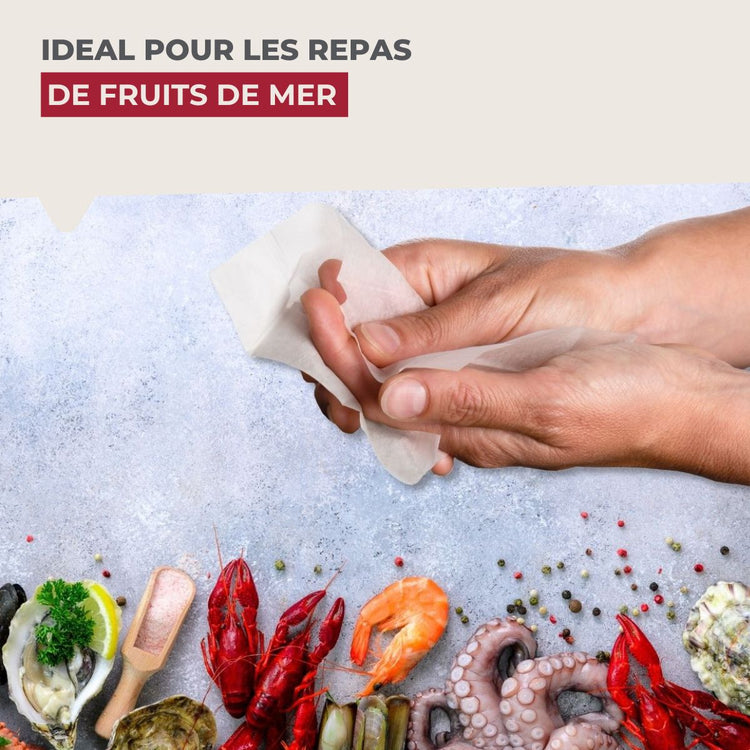 Boîte de 250 rince doigts au citron Fackelmann