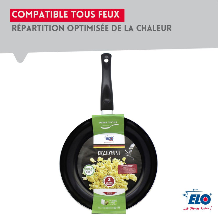 Poêle de cuisson avec revêtement céramique sans PFAS 20 cm Prima Cucina Elo