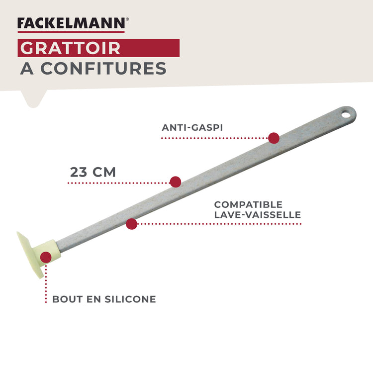 Set pour confiture maison avec entonnoir en inox Fackelmann