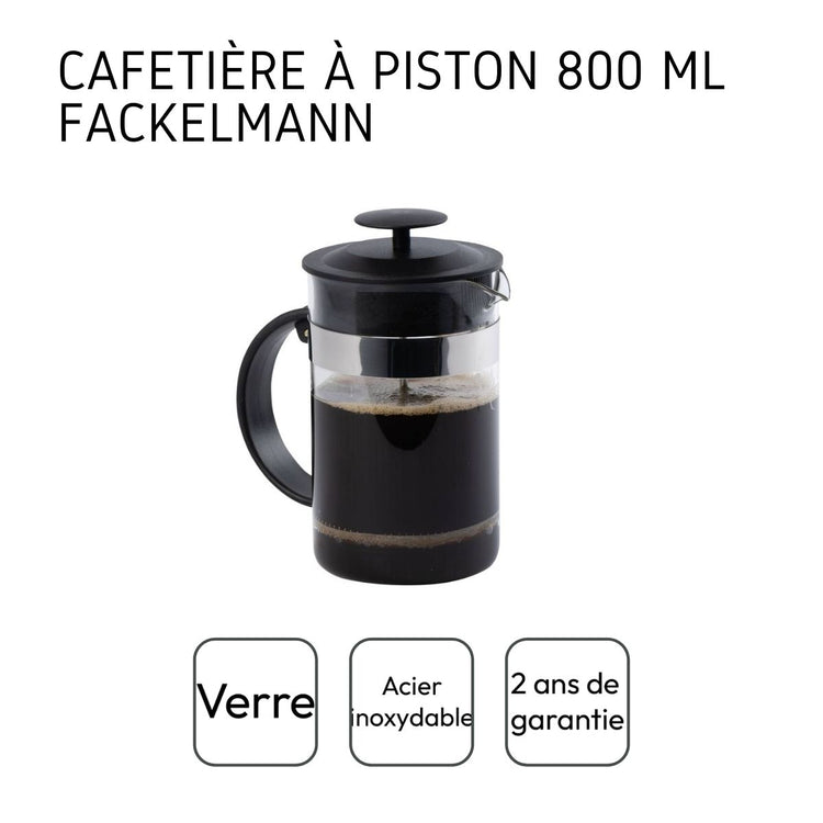 Cafetière italienne à piston 800 ml Fackelmann