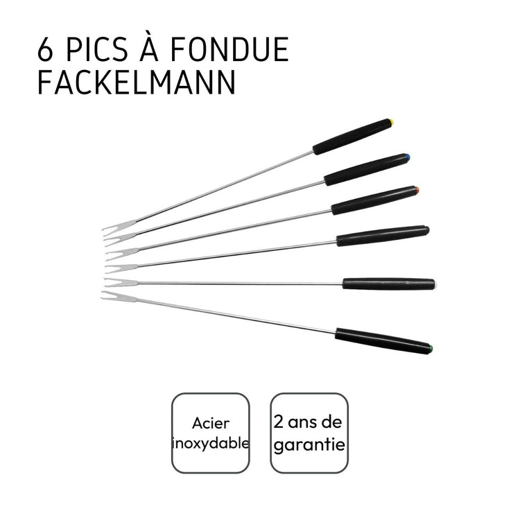 Lot de 6 fourchettes à fondue savoyarde Fackelmann