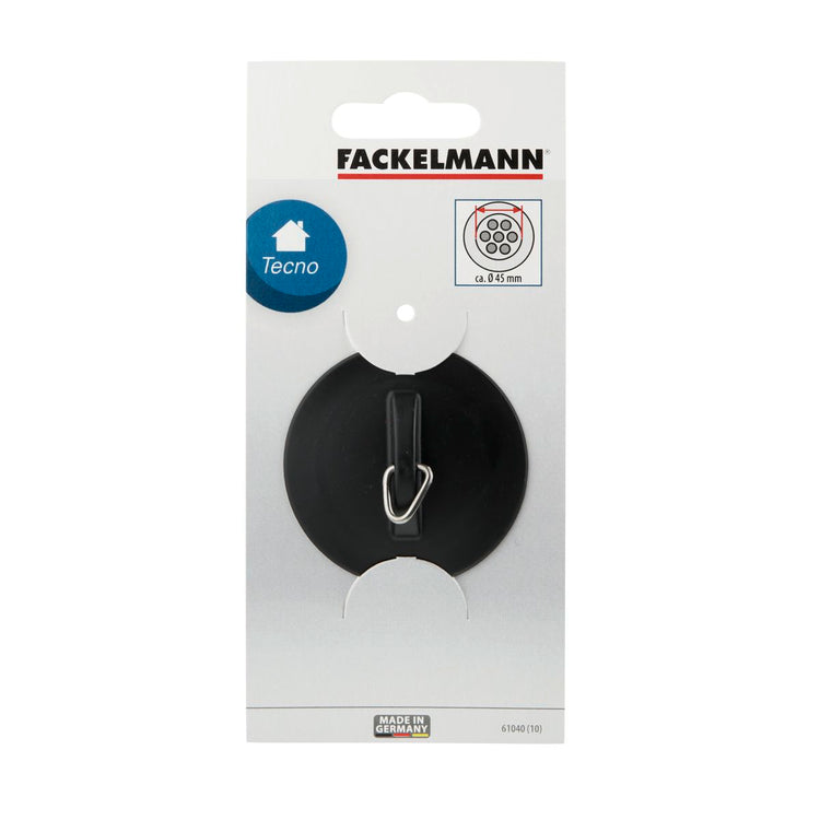 Bouchon de lavabo universel noir Fackelmann Tecno