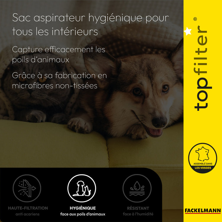 Lot de 4 sacs aspirateur iRobot TopFilter Premium