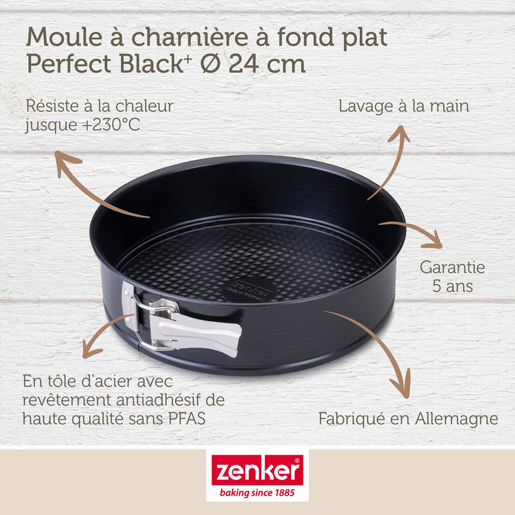 Moule à manqué à charnière 24 cm Zenker PerfectBack+