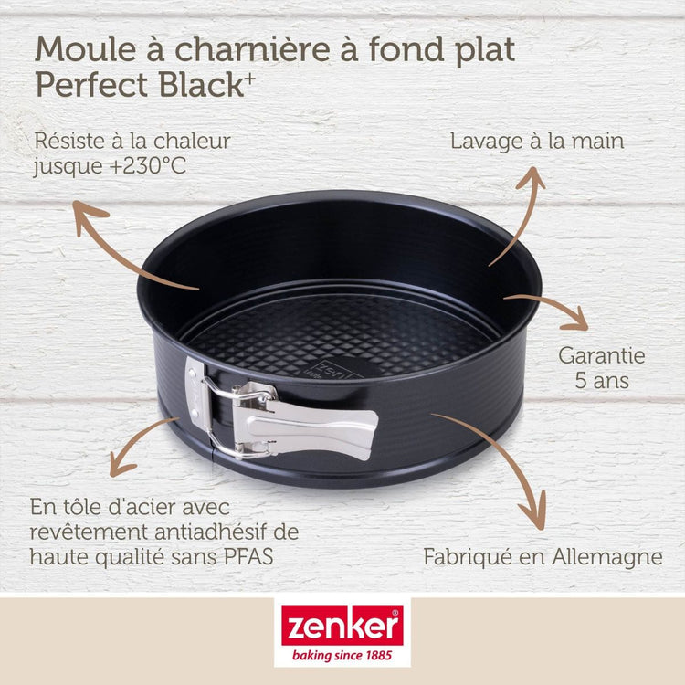Moule à manqué à charnière 24 cm Zenker PerfectBack+