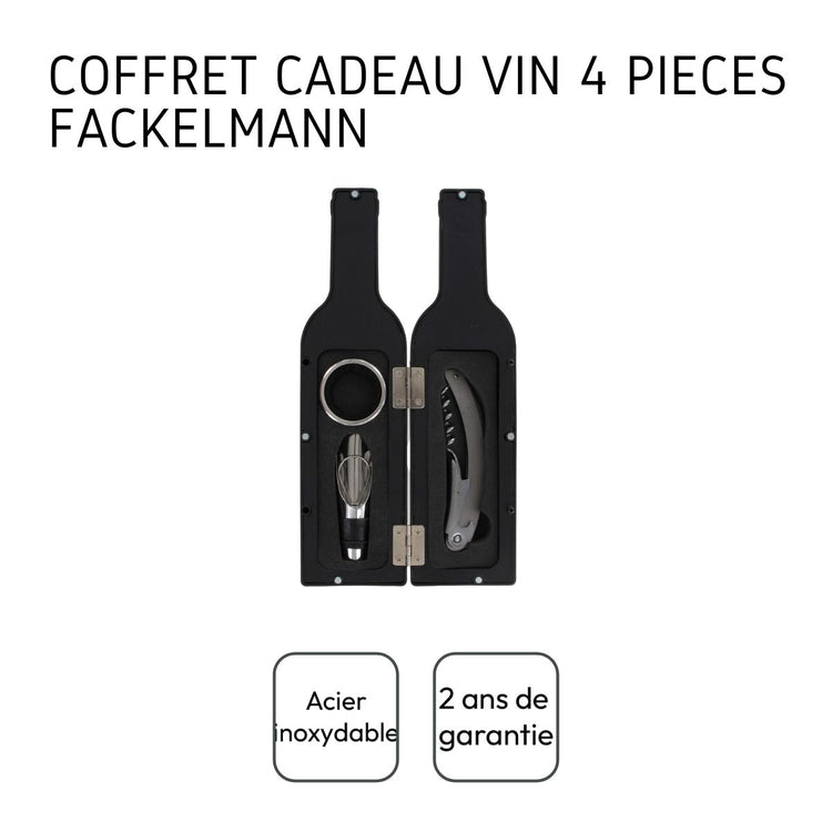 Coffret cadeau pour bouteille de vin Fackelmann