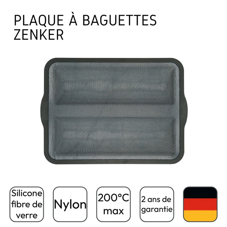 Moule à baguette de pain Zenker Silicone fibre de verre
