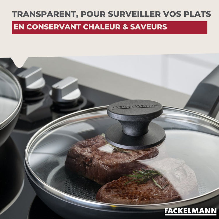 Couvercle de cuisson en verre 32 cm Fackelmann