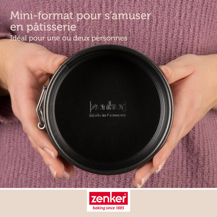 Set de 4 ustensiles de pâtisserie moule à manqué 2 bols et spatule en silicone Spécial mini Spécial mini Zenker Spécial mini