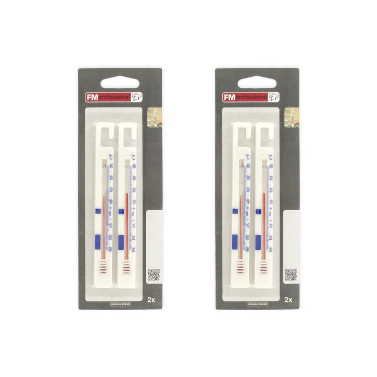 Lot de 4 thermomètres réfrigérateur FM Professional