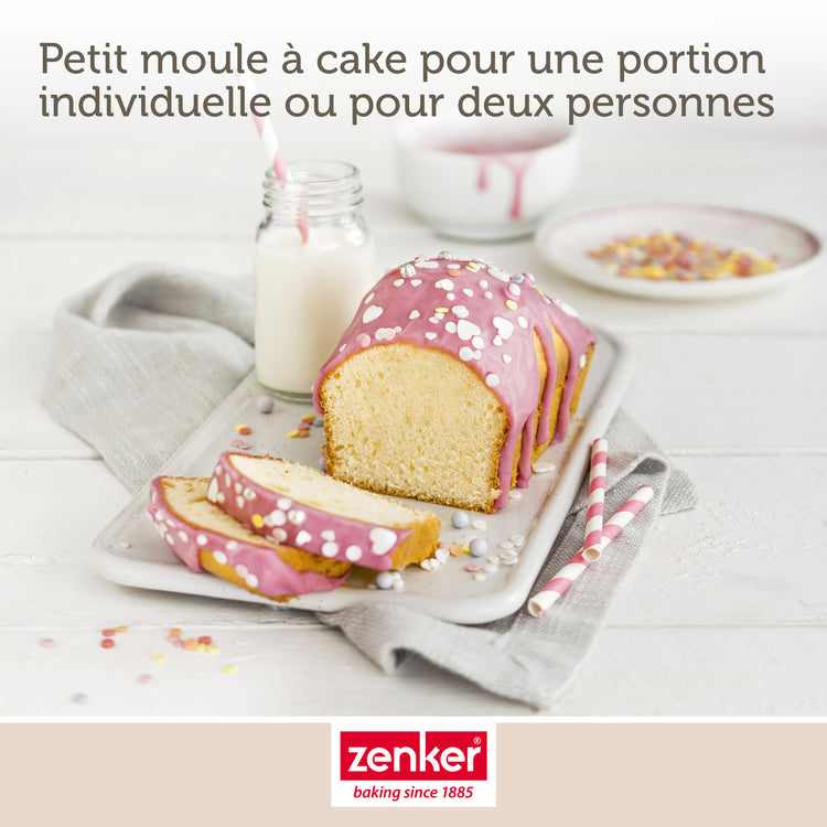 Lot de 4 mini moules à cakes 15 cm Zenker Special Mini
