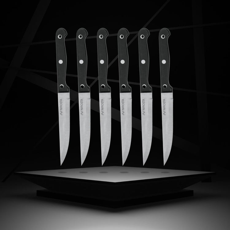 Lot de 6 couteaux à steak Nirosta Mega 21 cm