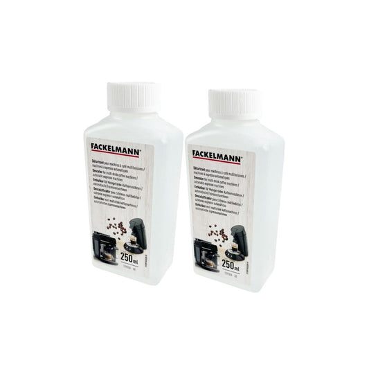Ensemble de 2 Détartrants liquide pour machine à expresso et multi boisson 25 cl Fackelmann Petit Déjeuner