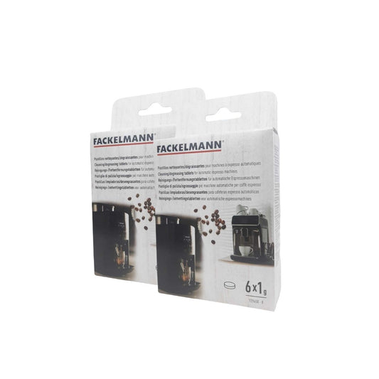 Ensemble de 12 Pastilles détergentes pour appareils électroménagers par 6 Fackelmann Petit Déjeuner
