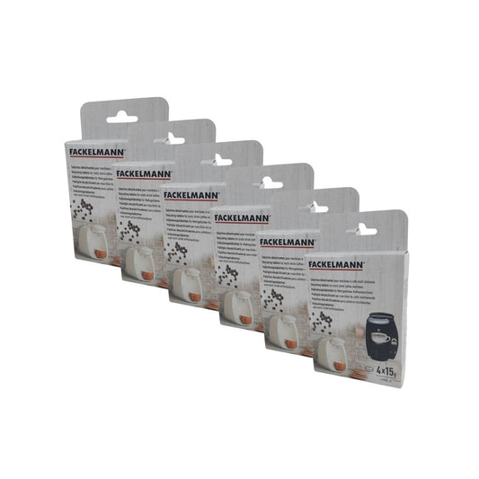 Ensemble de 6 Tablettes détartrantes pour machines à café multi-boissons Fackelmann Petit-déjeuner