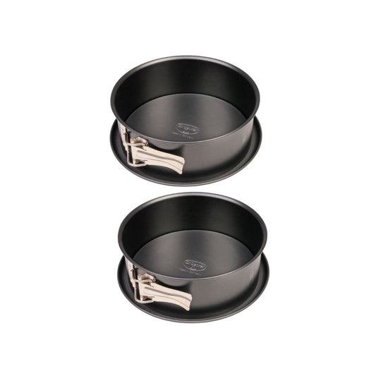 Lot de 2 moules à gâteaux 18/18 cm en acier Dr oetker Tradition