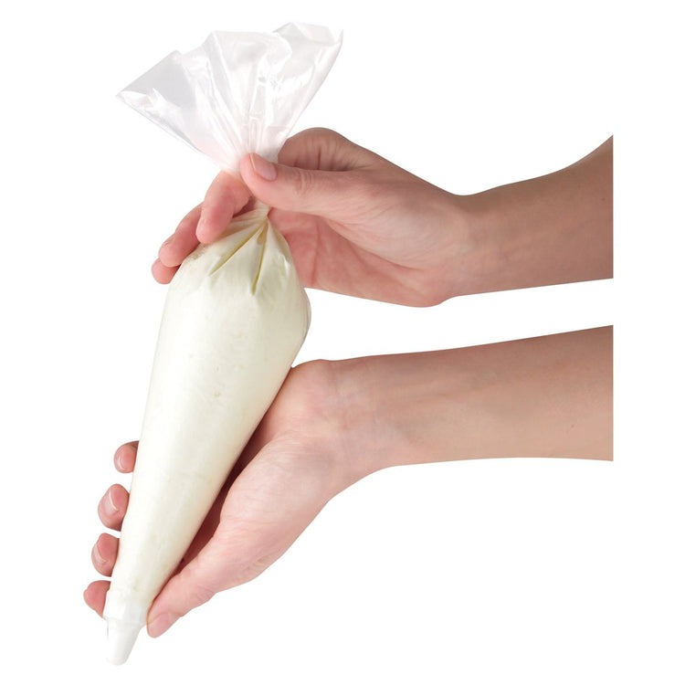 Lot de 20 poches à douille jetables et 3 embouts plastique réutilisables Zenker