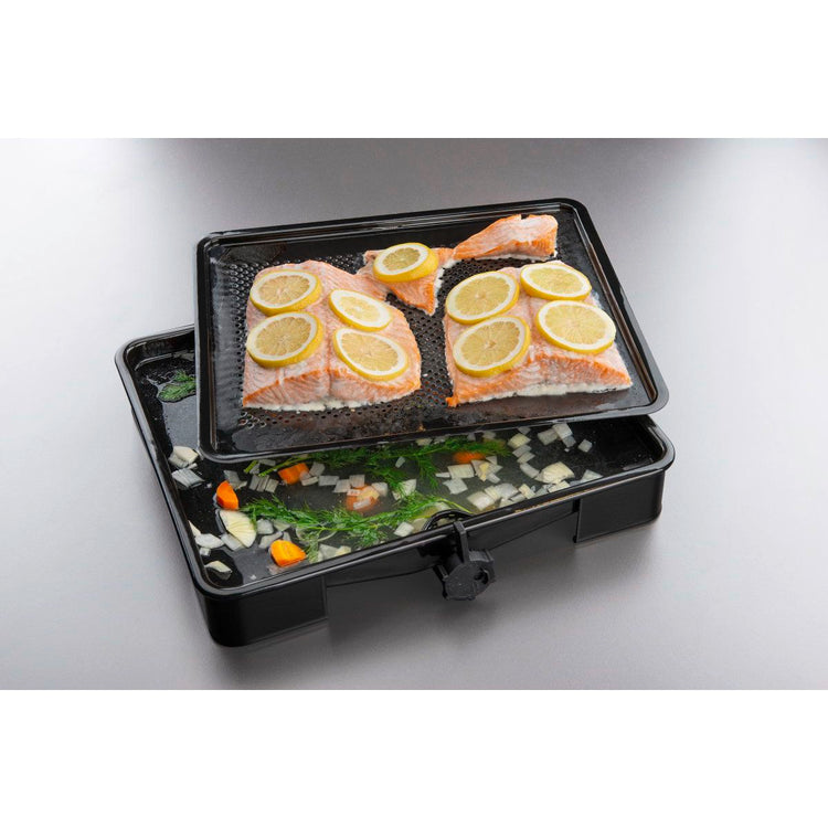 Plat de cuisson four pour rôti avec bac de récupération du jus de 3 litres Zenker Special Cooking