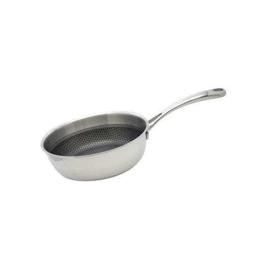 Poêle sauteuse 24 cm en inox 18/10 Elo Relief Evolution