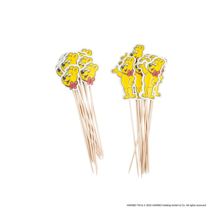 Lot de 24 piques apéritif avec décoration Zenker Haribo