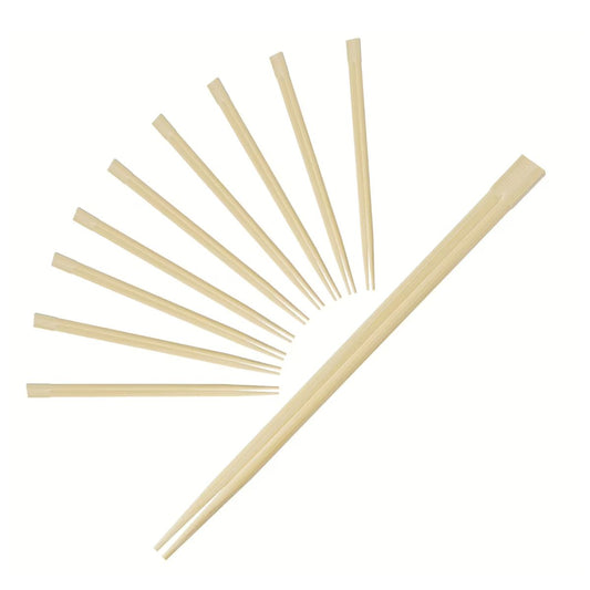 Lot de 10 paires de baguettes de 23cm en bambou Fackelmann Asia Line