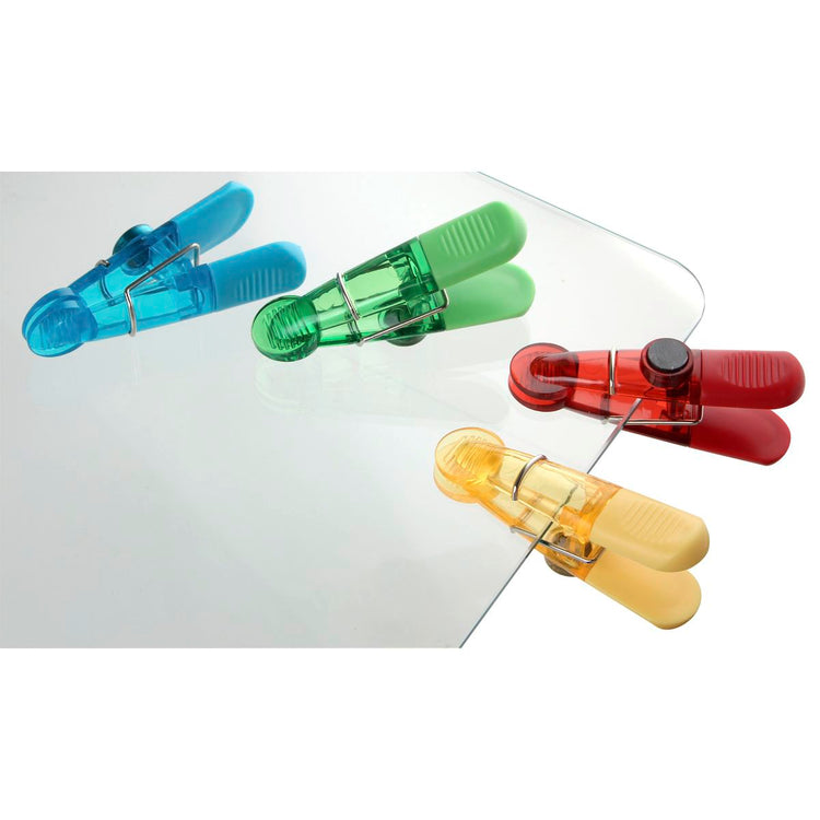 Lot de 4 pinces magnétiques Fackelmann Tecno