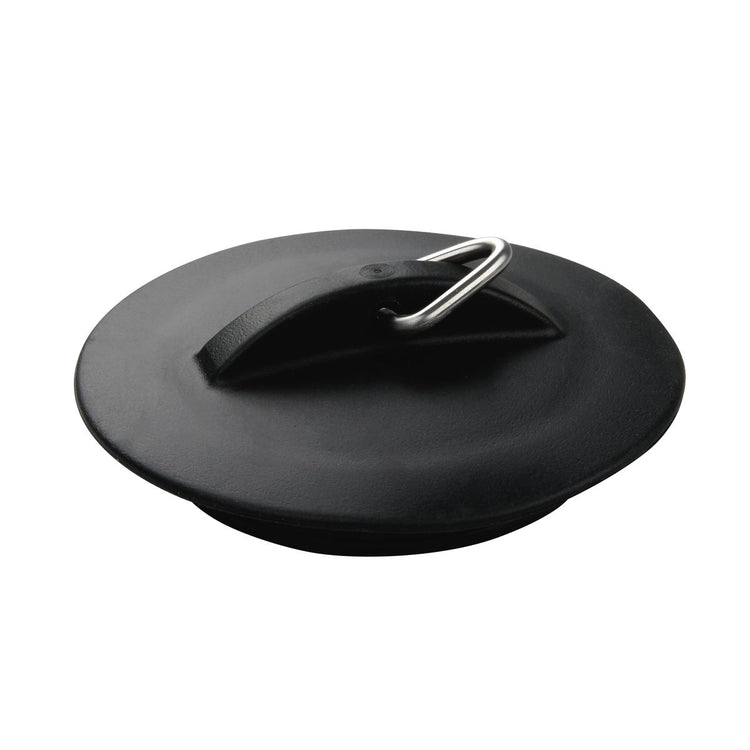 Bouchon de lavabo universel noir Fackelmann Tecno