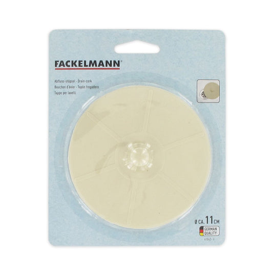 Bouchon d'évier en caoutchouc 11 cm Fackelmann Tecno