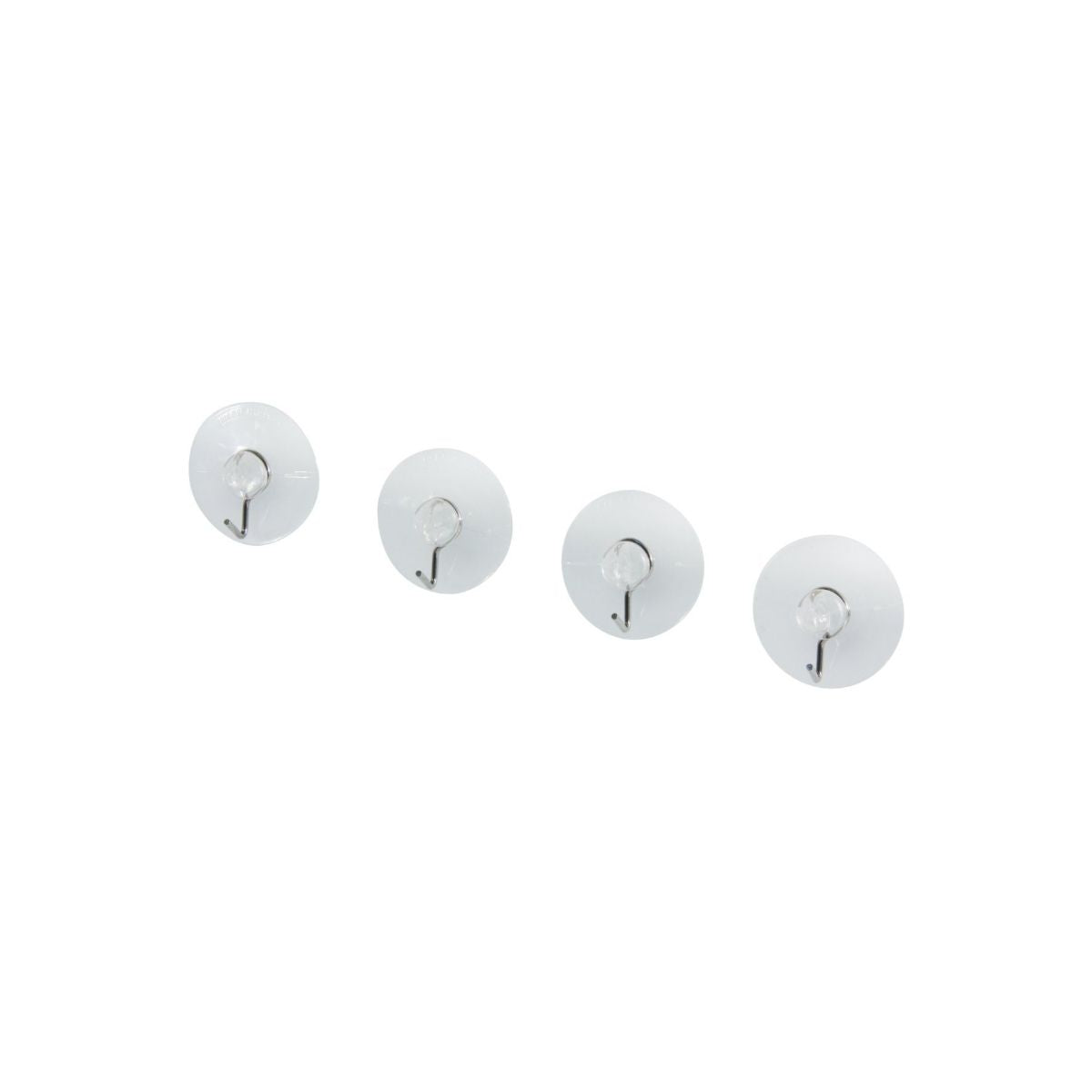 Lot De 3 Crochets Ventouse Sans Perçage - Silicone/ABS, Blanc, Pour Porte, Salle De Bain, Cuisine - Forte Adhésion