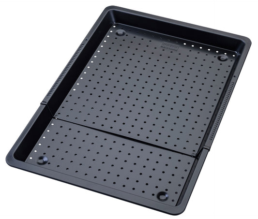 Plaque de cuisson four extensible et perforée de 37 à 52 cm Zenker Perfect Black +