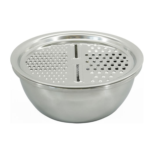 Set 3 en 1 Bol à Mixer, Râpe et Passoire 26 cm Fackelmann