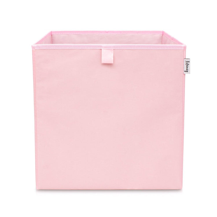 Boîte de rangement coloris rose, compatible avec l'étagère IKEA KALLAX Lifeney